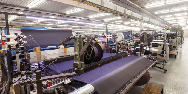 纺织机械得益于变频器的高速性能